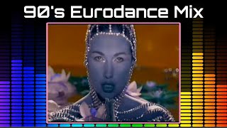 90s NonStop Eurodance Video Mix Cher Snap Haddaway Corona La Bouche Aqua [upl. by Harri]