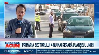 Planșeul Unirii dispută între primari Primăria Sectorului 4 anunță că nu îl mai repară [upl. by Rafaelof]