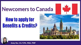 Newcomers to Canada  How to apply for benefits and credits Form RC151  RC66 [upl. by Adnovaj]