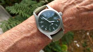 Hamilton Khaki Mechanical Field Green [upl. by Duston]