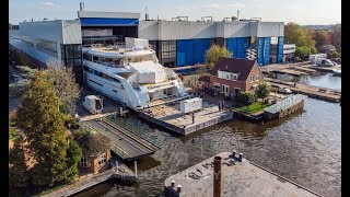 Feadships 93m 305ft Lady S formerly Project 814 and 94m 308’5” Project 817 [upl. by Ebeneser]