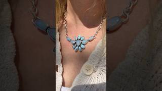 Dreamy Turquoise and opal necklace fit for a bride [upl. by Changaris]