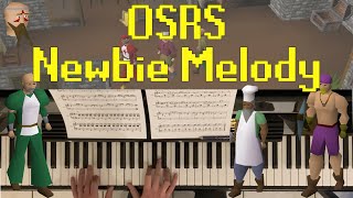 Newbie Melody Oldschool Runescape piano cover [upl. by Joanie]