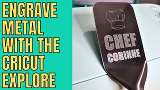 Engrave metal with your Cricut Explore Machine [upl. by Epolulot]