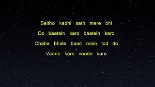 Baatein Karo  Vayu Karaoke Version [upl. by Laszlo]