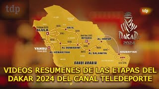 Dakar 2024 Resúmenes de etapa del canal Teledeporte [upl. by Elissa437]