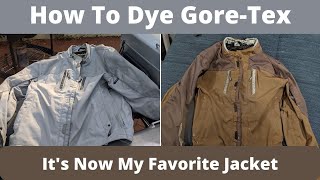 How To Dye GoreTex [upl. by Lexa]