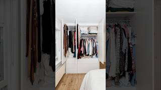 Fitted wardrobe shortvideo home bedroomstorage [upl. by Yhtir223]