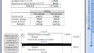 114 Avances et saisies arrêts sur salaires [upl. by Yorled18]