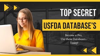 TOP SECRET USFDA Databases  10 Important USFDA Databases that You Need to Know [upl. by Marcille]