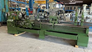 26”x120”cc LEBLOND Regal Hollow Spindle Engine Lathe 9” Hole 1977 [upl. by Fotzsyzrk]