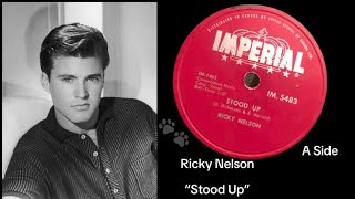 Ricky Nelson  Stood Up Imperial 78rpm Canada 1958 [upl. by Simdars]