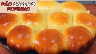 PÃO CASEIRO  Pão Caseiro Fofinho Receita Fácil para seu Café da Manhã ou Lanche da Tarde [upl. by Lynch999]