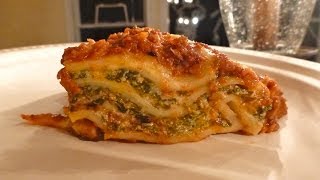 Special Two Cheese Spinach Lasagna Recipe [upl. by Razal]