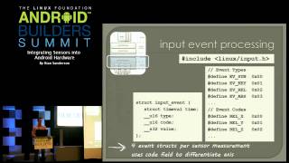 Android Builders Summit 2013  Integrating Sensors into Android Hardware [upl. by Urson]