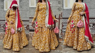 24 Kali Lehenga With CanCan Cutting And Stitching 24 Panels Lehenga Skirt Kalidar Lehnga DIY [upl. by Merlina262]