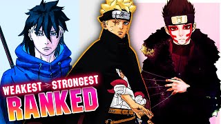 TOP 10 STRONGEST Timeskip CHARACTERS in Borutos GENERATION Two Blue Vortex [upl. by Shatzer]