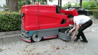 XS90 Industrial Sweeper  Scrubber  Test Video [upl. by Neeruam847]