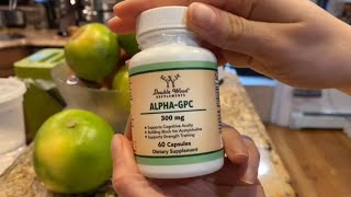 Alpha GPC Choline Brain Supplement  Product Review [upl. by Rosemaria968]