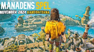 Månadens Spel  November 2024  Kandidaterna [upl. by Intirb]