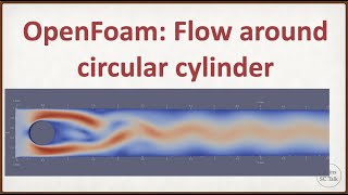 Gmsh amp OpenFoam amp ParaView to create and visualize the flow around cylinder simulation from scratch [upl. by Eteragram]