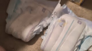 Trying to test the absorbency of the size 7 luves bluey overnight diapers” [upl. by Neilla]