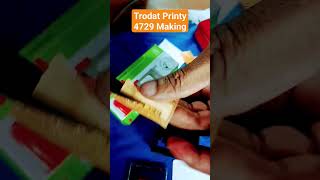 how to paste rubber in Trodat Printy 4729 self inking bank dater trodat youtubeshorts [upl. by Duthie844]