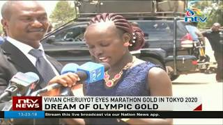 I will only retire if I win gold medal in Tokyo 2020  Vivian Cheruiyot [upl. by Ahtanoj378]