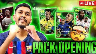 eFootball24 Mobile Pack Opening  Trying New Players🔥🔴LIVE [upl. by Marillin757]