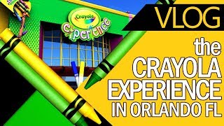 THE CRAYOLA EXPERIENCE in The Florida Mall  Orlando FL [upl. by Ennoryt]