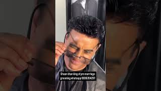 Shaan khan hair designer salon king of pre marriage grooming [upl. by Jaime]