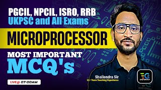 PGCIL NPCIL ISRO RRB UKPSC and All Exams  Microprocessor Important MCQ  Shailendra Sir [upl. by Areek609]