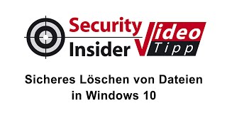 Windows 10  Temporäre Dateien löschen [upl. by Elgna]