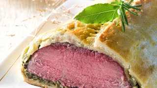 Recette  Filet de bœuf en croûte aux champignons [upl. by Peregrine]