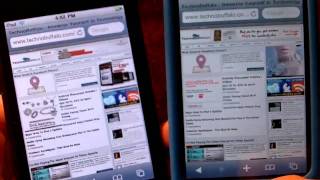 iPod Touch 4th Gen vs 1st Gen Speed Test [upl. by Glinys]