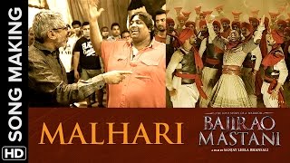 Making of Malhari  Bajirao Mastani  Ranveer Singh [upl. by Ardua]