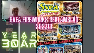 SVEA FIREWORKS REKLAMBLAD 2023 30 ÅR JUBILEUM [upl. by Osbourn]