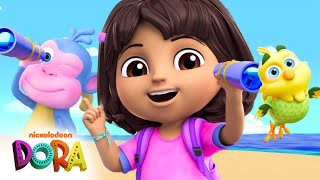 Dora’s Aventuras Podcast 4 w Boots 🐣 Learn About Animals Mini Episode  Dora amp Friends [upl. by Ultann275]