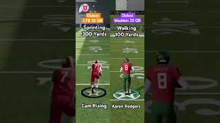 Oldest CFB 25 QB vs Oldest Madden 25 QB… Who Will Win [upl. by Ammadis19]