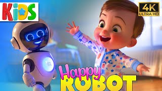 Robot Dance Song For Kids  TinyGeniusTV Nursery Rhymes amp Kids Songs [upl. by Naitsabas864]