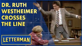 Dr Ruth Westheimer Crosses The Line  Letterman [upl. by Wildee]