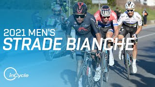 Strade Bianche  Mens Race Highlights  inCycle [upl. by Annavaj]