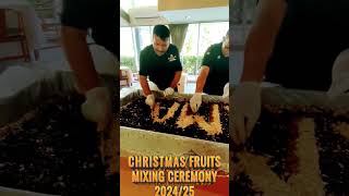 Grand Cake Mixing Ceremony 2024 Plum Cake  Premium Cakes  Christmas Cake shorts [upl. by Siekram]