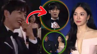 OMG 😱 Song Hye Kyo Clashed with Exhusband Song Joong Ki at Baeksang 2024 [upl. by Leinnad]