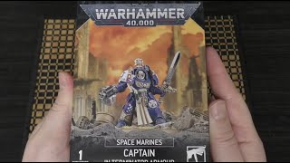 Space Marine Captain in Terminator Armour  Unboxing WH40K [upl. by Lonergan]