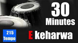 Keharwa Tabla Loops BPM 215 Scale E Taal MalaTabla studio [upl. by Hamforrd]