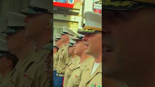 🗽LIVE FROM THE HALLS OF MONTEZUMA shorts usmc marines fleetweek usmchymn nyc marines [upl. by Charity]