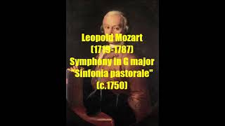 Leopold Mozart 1719  1787  Sinfonia pastorale c1750 [upl. by Kotick]