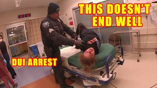 Bodycam DUI Arrest  Drunk 22YearOld Has a Meltdown After Peeing on Herself [upl. by Eelahc]