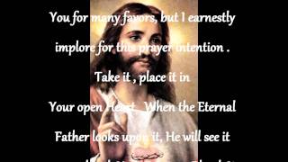 Prayer to the Sacred Heart of Jesus [upl. by Inalej93]